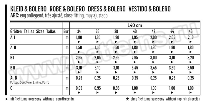 Выкройка Burda (Бурда) 6557 — Вечернее платье для будущей мамы, Болеро