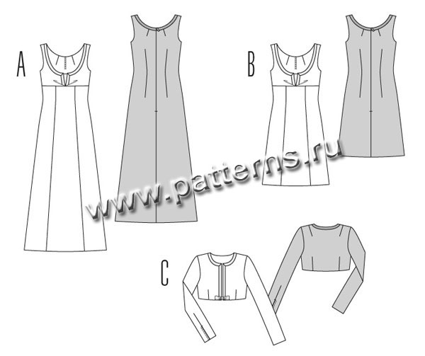 Выкройка Burda (Бурда) 7112 — Свадебный наряд в стиле 60-х (снята с производства)