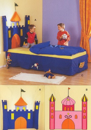 Выкройка Burda (Бурда) 8541 — Настенное украшение детской кровати (снята с производства)