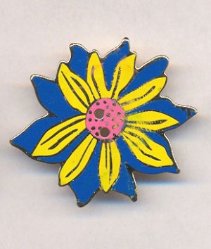 Пуговица 47-151202 - Цветок