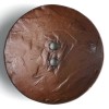 Пуговица декоративная "Круглая" DILL_390158 коричневый 45 мм
