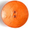 Пуговица декоративная "Круглая" DILL_390177 оранжевый 45 мм