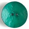 Пуговица декоративная "Круглая" DILL_390255 зеленый 45 мм