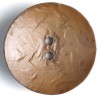 Пуговица декоративная "Круглая" DILL_410031 коричневый 60 мм
