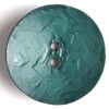 Пуговица декоративная "Круглая" DILL_410038 зеленый 60 мм