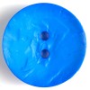 Пуговица декоративная "Круглая" DILL_410131 синий 60 мм