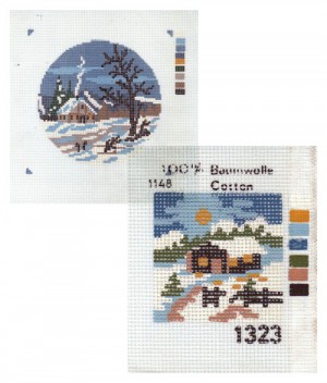 Канва с печатным рисунком (набор) 1148+1323 - Зима
