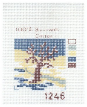 Канва с печатным рисунком 1246 - Дерево