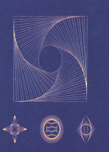 Набор для вышивания (открытка) 7102 - Геометрия