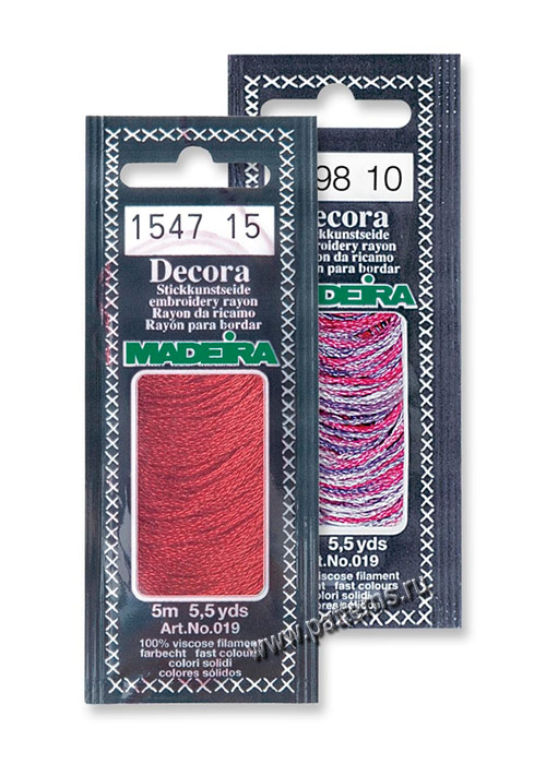 Decora Madeira – искусственный шелк для ручной вышивки
