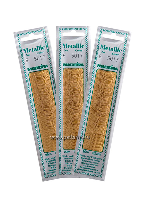 Metallic №5 Madeira – нитки для ручной вышивки