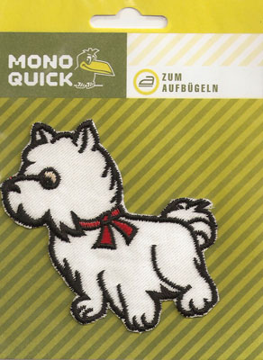 Термоаппликация Mono Quick (art.31) – Белая собака
