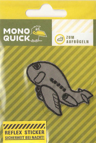 Термоаппликация Mono Quick светящаяся (06361) – Самолёт