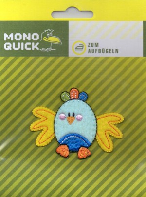 Термоаппликация Mono Quick (08179) – Цыпленок голубой