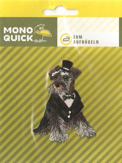 Термоаппликация Mono Quick (12130) – Собака в смокинге