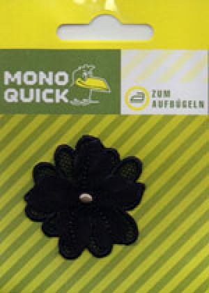 Термоаппликация Mono Quick (04100) – Черный цветок