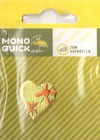 Термоаппликация Mono Quick (02010) – Сердечко желтое