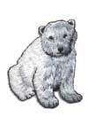 Термоаппликация Mono Quick (10234) – Белый медведь