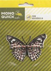 Термоаппликация Mono Quick (12433) – Бабочка черная с золотыми пайетками