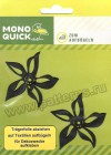 Термоаппликация Mono Quick (08013) – Цветочки черные
