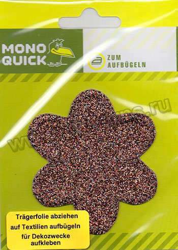 Термоаппликация Mono Quick (10564) – Цветок коричневый