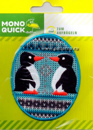Термоаппликация Mono Quick (12266) – Пингвины