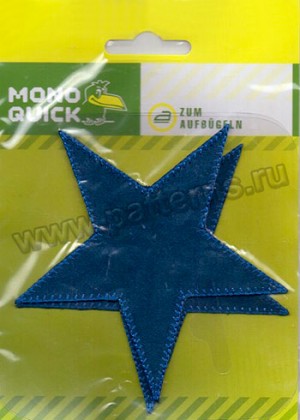 Термоаппликация Mono Quick (12883) – Звезда синяя