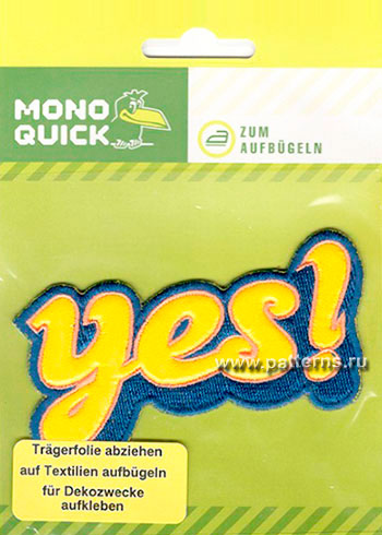 Термоаппликация Mono Quick (16181) – Yes