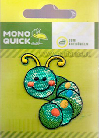 Термоаппликация Mono Quick (02062) – Веселая гусеница