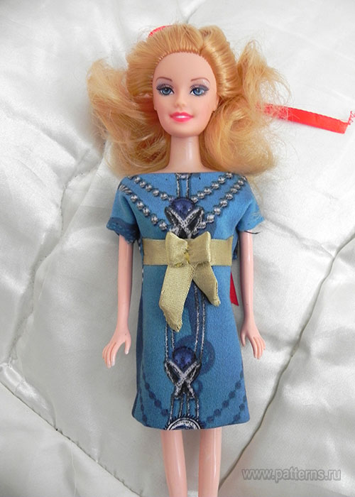 Электронная выкройка МК — Одежда для куклы Barbie (Барби) – B2015.01