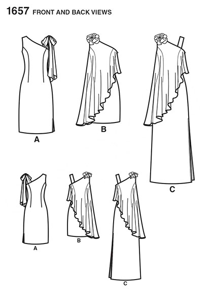 Выкройка Simplicity — Вечернее платье - S1657 (снята с производства)