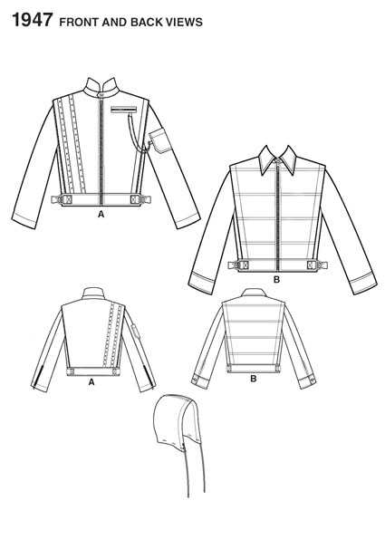 Выкройка Simplicity — Мужская куртка - S1947 (снята с производства)