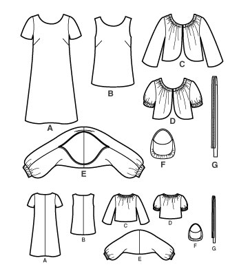 Выкройка Simplicity — Платье, Топ, Кофта, Сумка - S3533 (снята с производства)