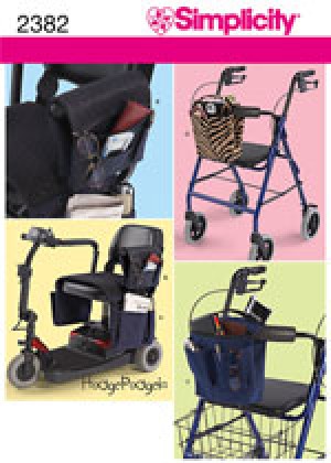 Выкройка Simplicity — Мешки для скутеров, инвалидных колясок и ходунков - S2382 (снята с производства)