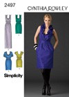 Выкройка Simplicity — Платье - S2497-D5_30-38 (снята с производства)