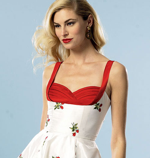 Выкройка Butterick — Платье с расклешенной юбкой - B5882