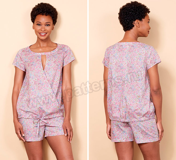 Выкройка Butterick — Пижама, ночная рубашка - B6529