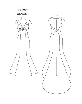 Выкройка Vogue — Свадебное платье - V1032