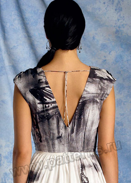 Выкройка Vogue — Платье с V-образным вырезом - V1402
