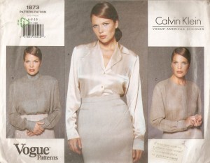 Выкройка Vogue — Блузка - V1873 (снята с производства)