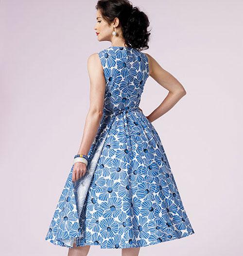 Выкройка Vogue — Платье с расклешенной юбкой - V8788