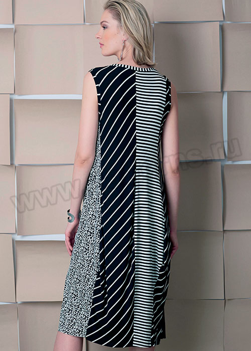 Выкройка Vogue — Платье с асимметричным передом - V9254