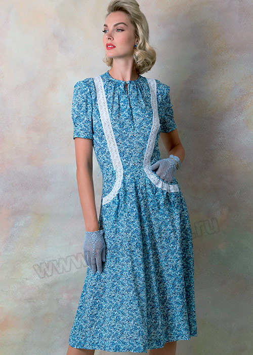 Выкройка Vogue — Стиль 1939: Платье - V9294