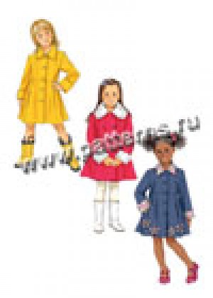Выкройка Butterick — Пальто для девочки - B5946-CDD_2-5 (снята с производства)