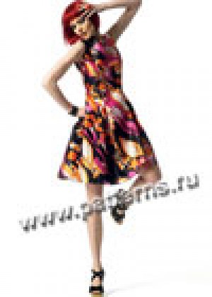 Выкройка Vogue — Платье - V1348-E5_14-22