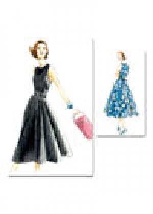 Выкройка Vogue — Платье с расклешенной юбкой - V8788-A5_32-40