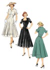 Выкройка Butterick — Ретро 1952: Платье - B6018-E5_14-22