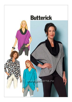 Выкройка Butterick — Пуловер - B6291 (снята с производства)