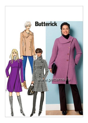 Выкройка Butterick — Пальто - B6292