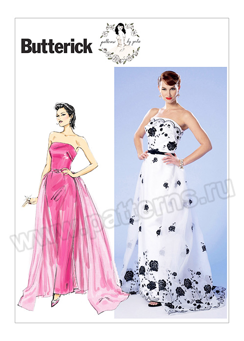 Выкройка Butterick — Вечернее платье - B6353